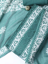Printed Cotton Blend Unstitched Suit With Dupatta